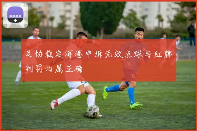 足协裁定海港申诉无效点球与红牌判罚均属正确