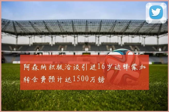 阿森纳积极洽谈引进16岁边锋蒙加转会费预计达1500万镑